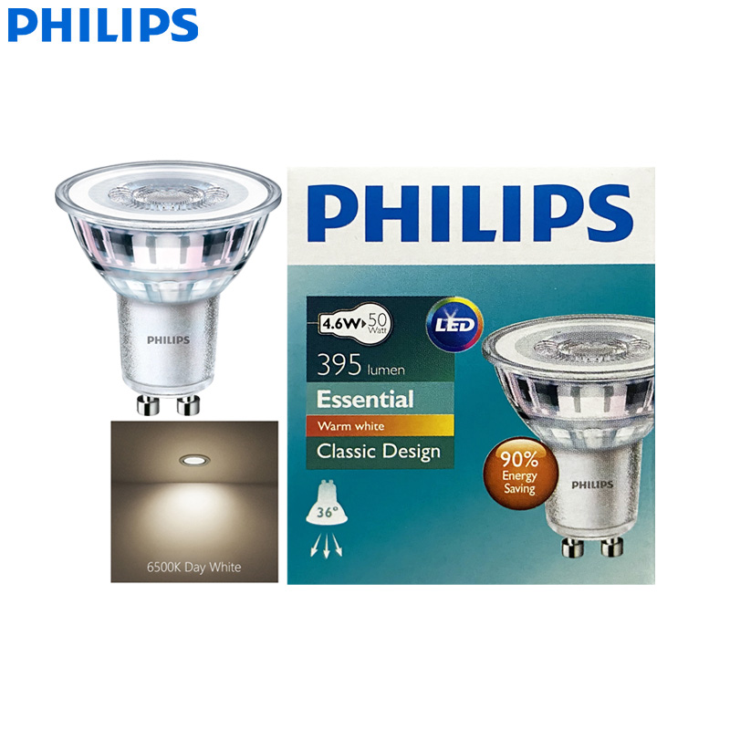Philips Bulb Led Classic - ฟิลิปส์ GU10 PAR16 โคมไฟดาวน์ไลท์ฝังฝ้าเพดาน LED สปอตไลท์