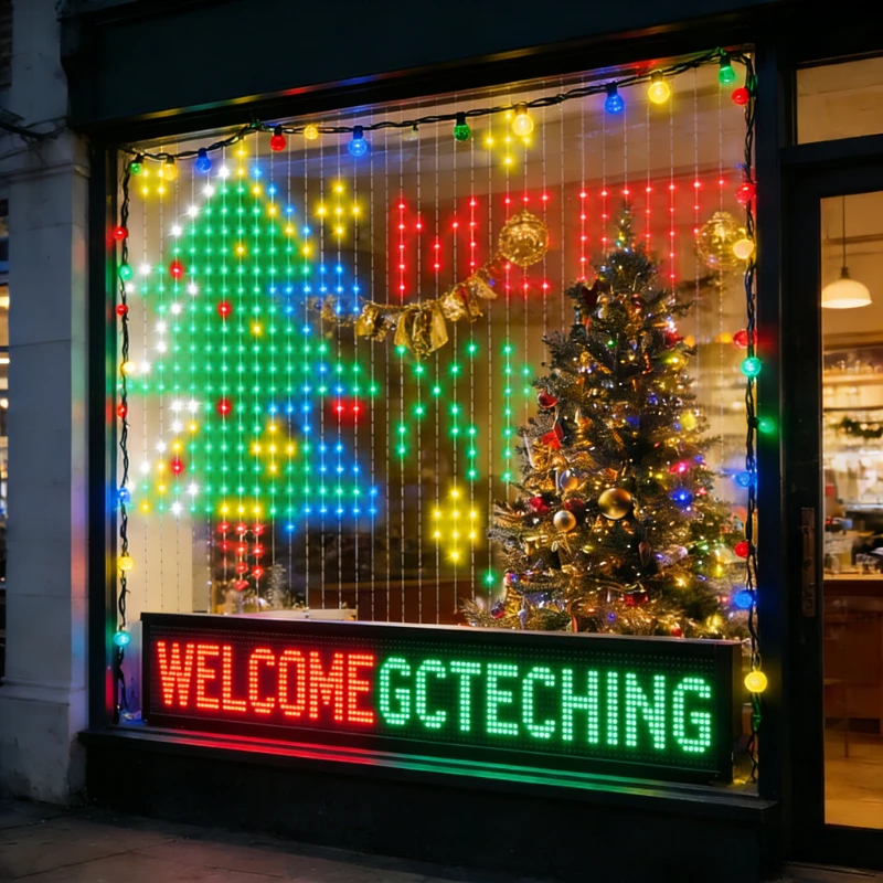 ไฟม่านอัจฉริยะ 400LED, ไฟสายตก - Lighting Christmas Decor บทวิจารณ์และราคา