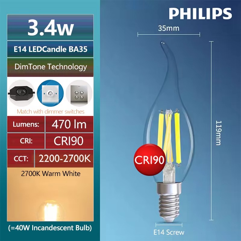 หลอดไฟ LED Philips รุ่น ST64 ข - Philips Bulb Led Classic บทวิจารณ์และราคา