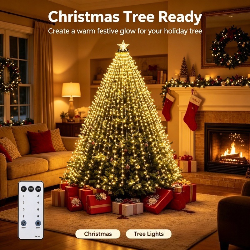 ไฟประดับ LED แบบ USB กันน้ำ สำ - Lighting Christmas Decor บทวิจารณ์และราคา