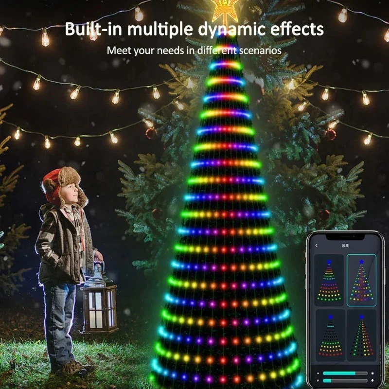 ไฟประดับต้นคริสต์มาสรูปดาว RGB - Lighting Christmas Decor บทวิจารณ์และราคา