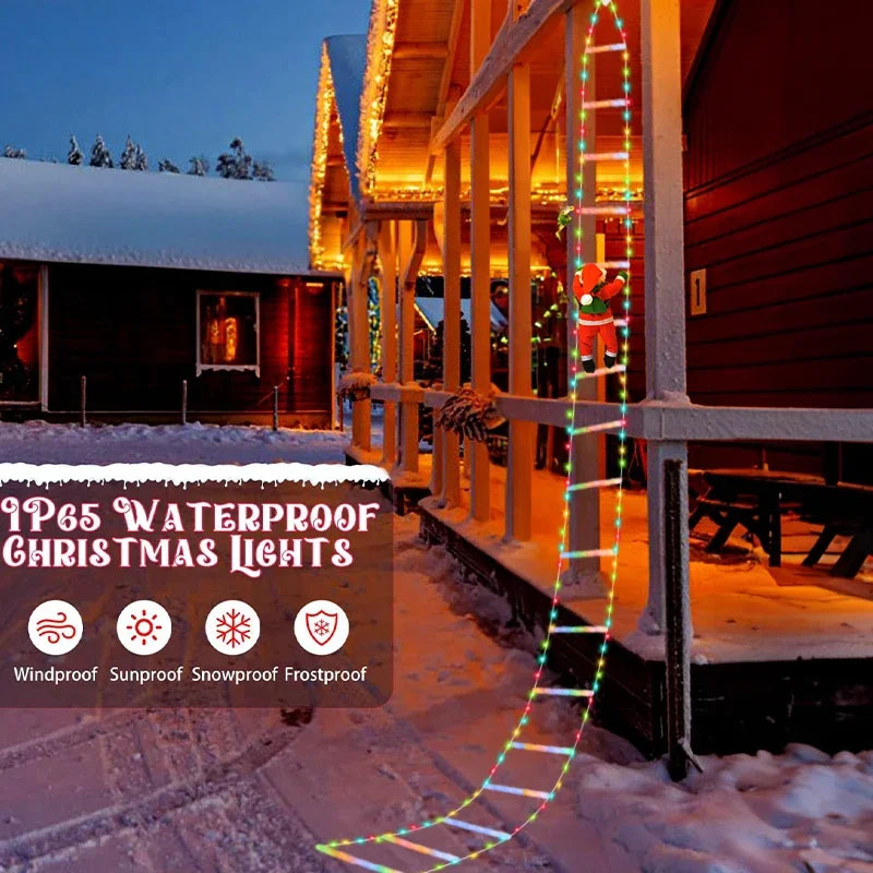 ไฟคริสต์มาส LED สายไฟตกแต่งบัน - Lighting Christmas Decor บทวิจารณ์และราคา